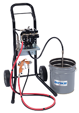 Binks DX70 Cart Mounted Pump with DeVilbiss Advance HD Spray Gun