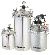 Binks Pressure Tanks Range